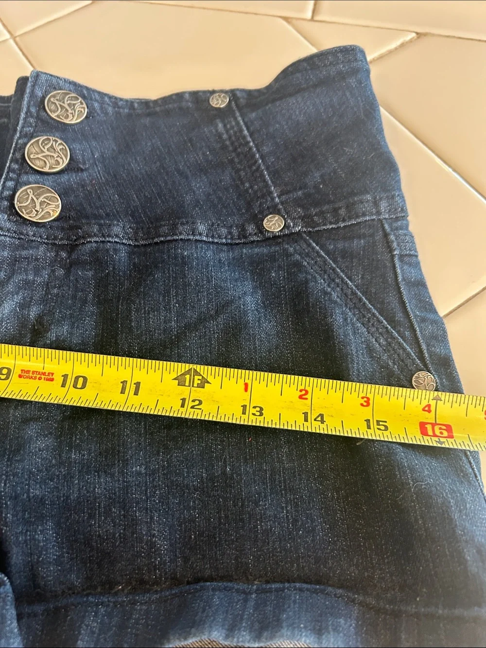 Woman’s denim shorts